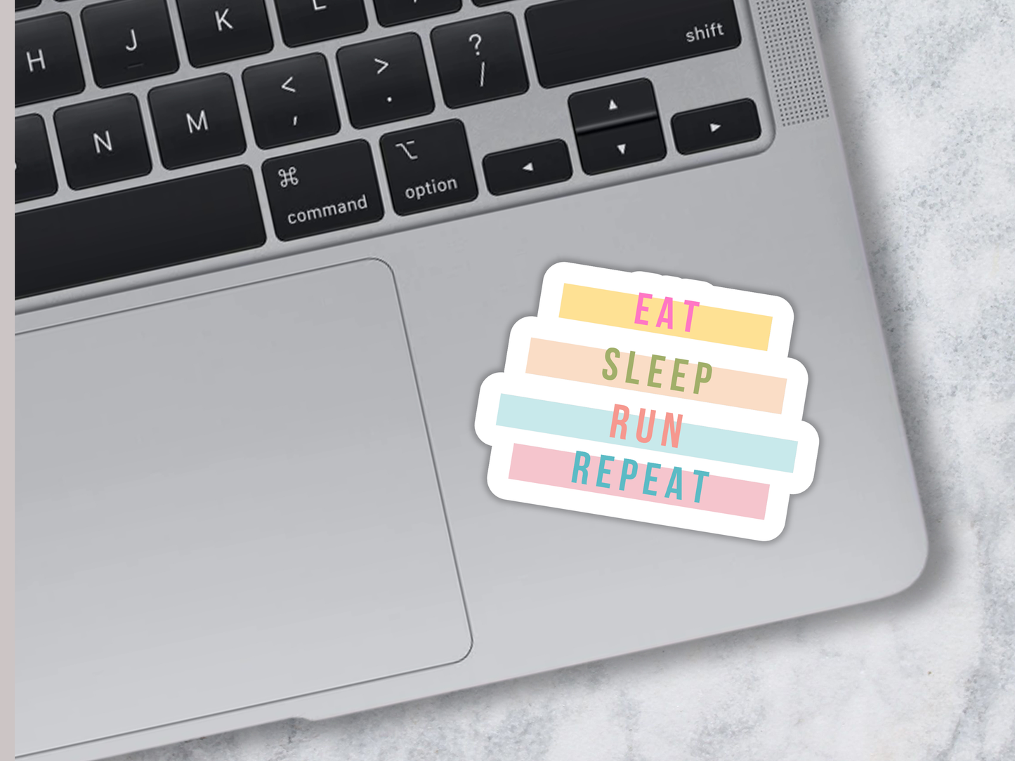 Running Sticker or Magnet - Eat, Sleep, Run, Repeat