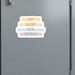 Running Sticker or Magnet - Eat, Sleep, Run, Repeat