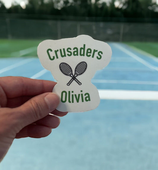Personalized Tennis Stickers