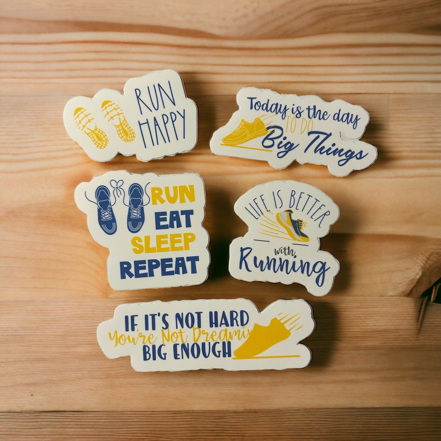 Running Sticker Set of 5 Stickers | Cross Country gift | Gift for Runner